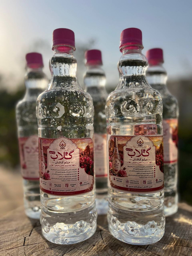 گلاب دو آتیشه سنگین گلاب میثم کاشان | ۱۰۰٪ طبیعی و معطر