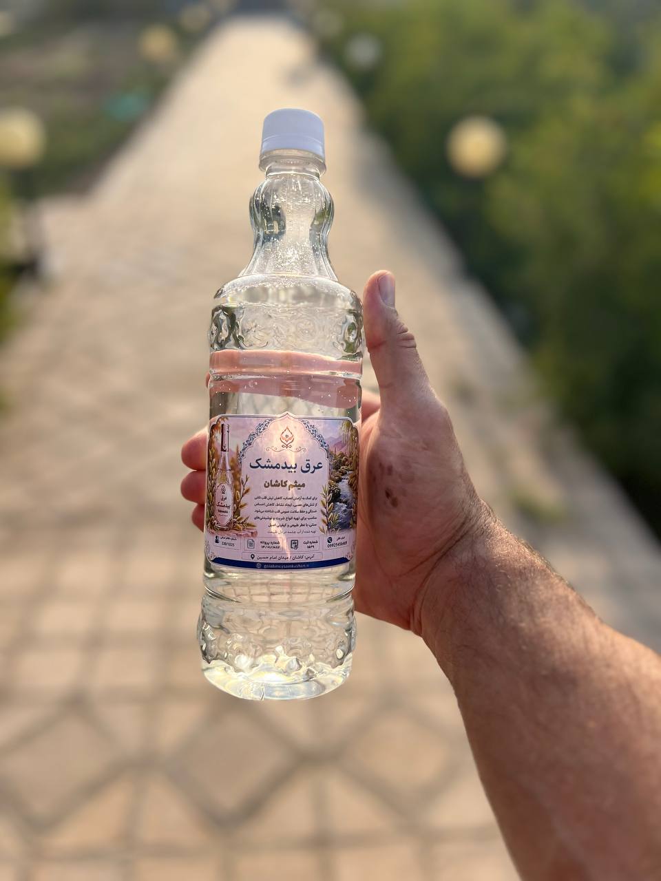 عرق بیدمشک ارگانیک کاشان | عرق سنتی گلاب میثم کاشان