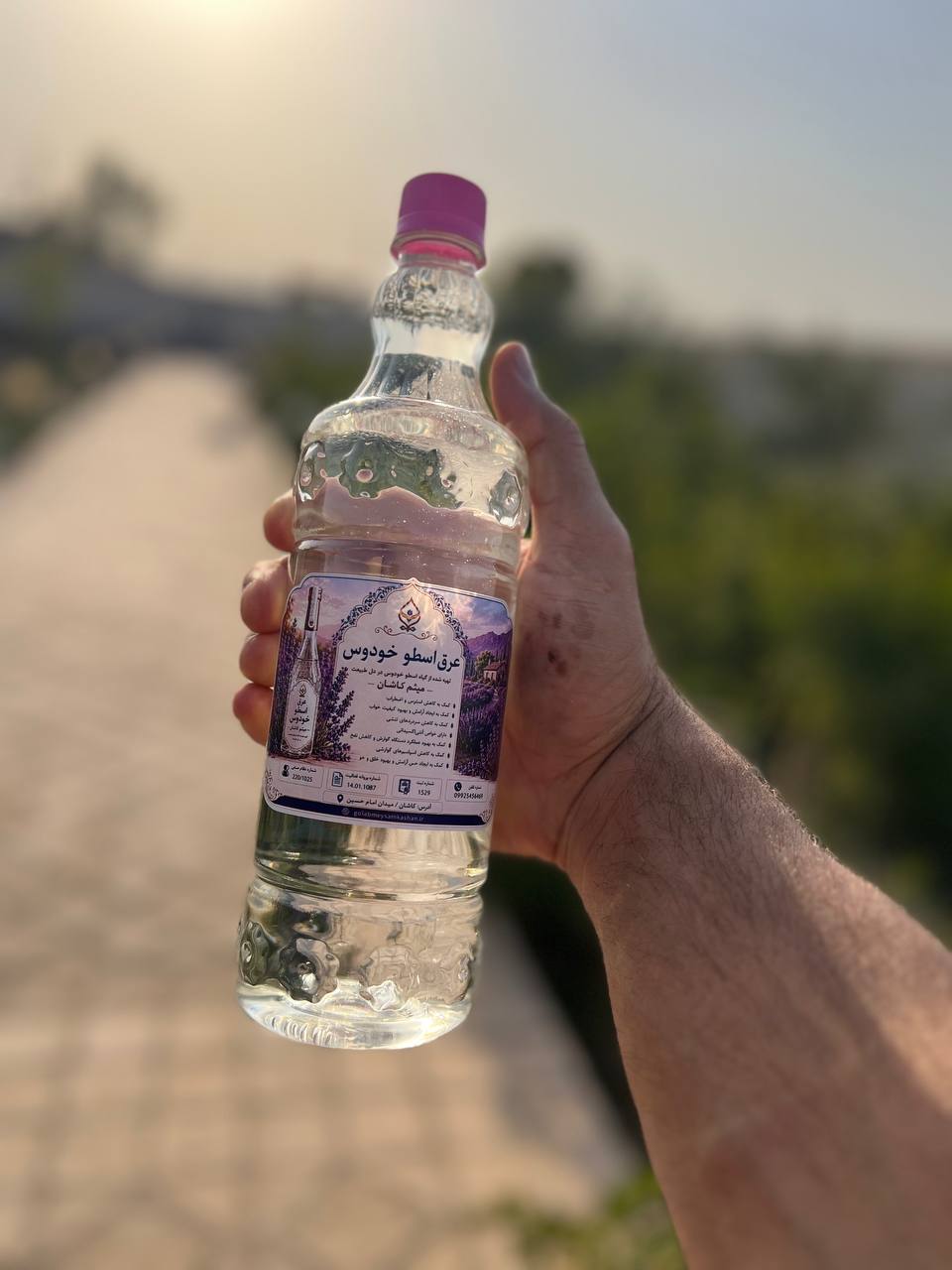 عرق اسطوخودوس گلاب میثم کاشان | عرق گیاهی اصل