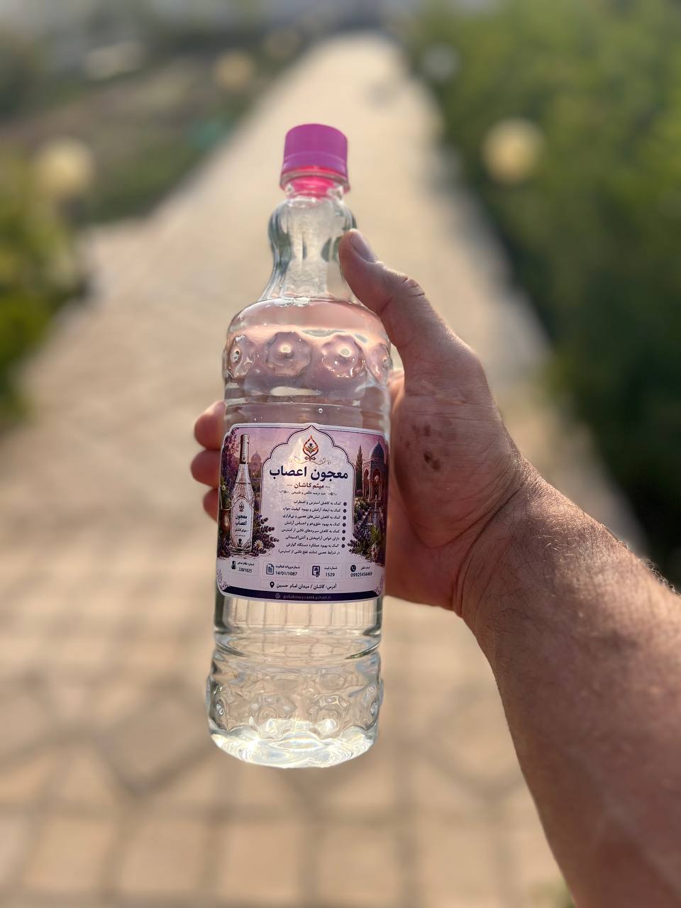 عرق معجون اعصاب گلاب میثم کاشان | ترکیب گیاهی و معطر