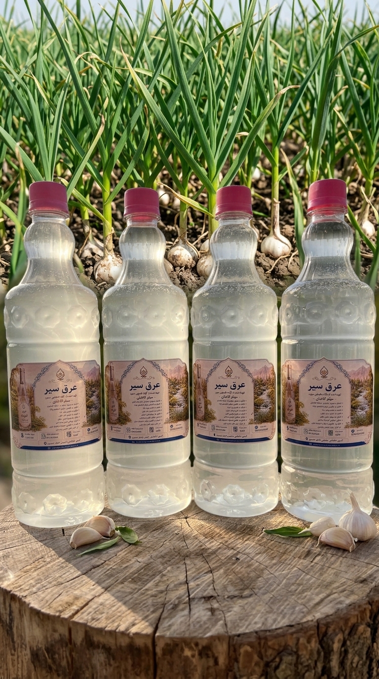 عرق سیر طبیعی/عرق سیر اعلا باکیفیت ممتاز/ارسال فوری