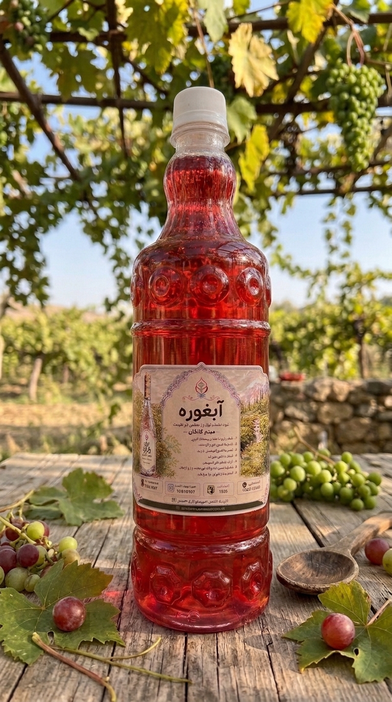 آبغوره طبیعی/آبغوره اصیل و تازه/آبغوره بدون نمک