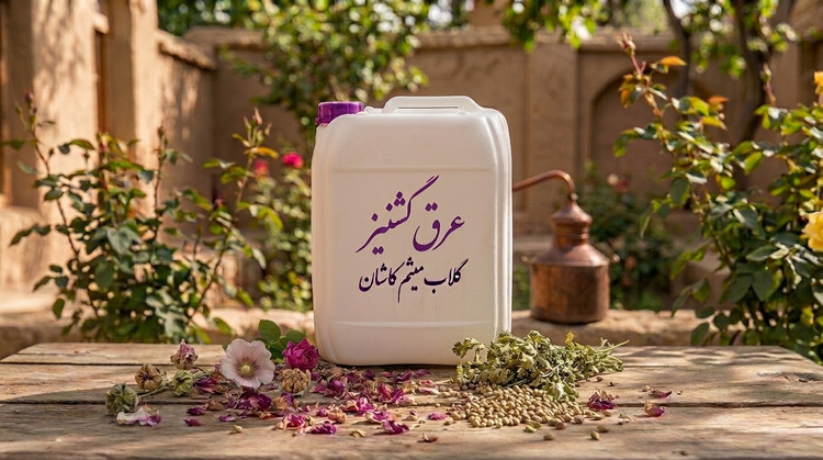 عرق گشنیز گلاب میثم کاشان | خوشعطر، اصیل و باکیفیت