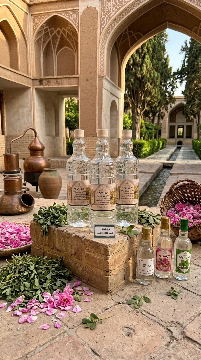 عرق خرفه اصل و طبیعی /عرق گیاهی خرفه با کیفیت مطلوب