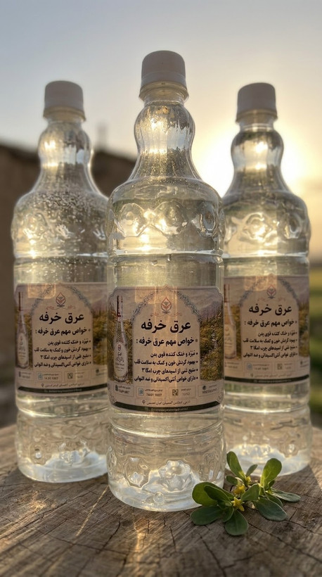 عرق خرفه اصل و طبیعی /عرق گیاهی خرفه با کیفیت مطلوب