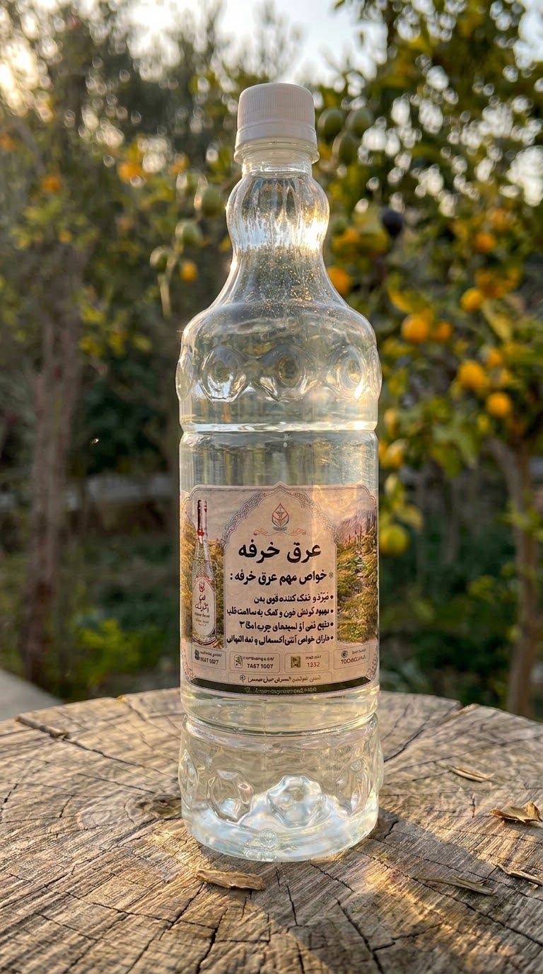عرق خرفه اصل و طبیعی /عرق گیاهی خرفه با کیفیت مطلوب