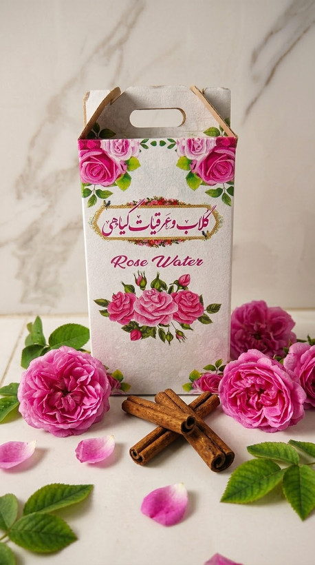 پک کادویی دوتایی گلاب ناب و عرق دارچین خالص وطبیعی میثم کاشان