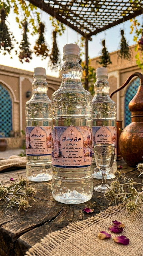 عرق بوقناق گلاب میثم کاشان | عرق گیاهی اصیل و باکیفیت