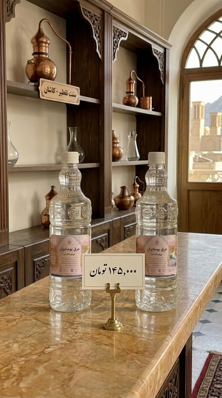 عرق بومادران گلاب میثم کاشان | اصیل، خوشعطر و باکیفیت