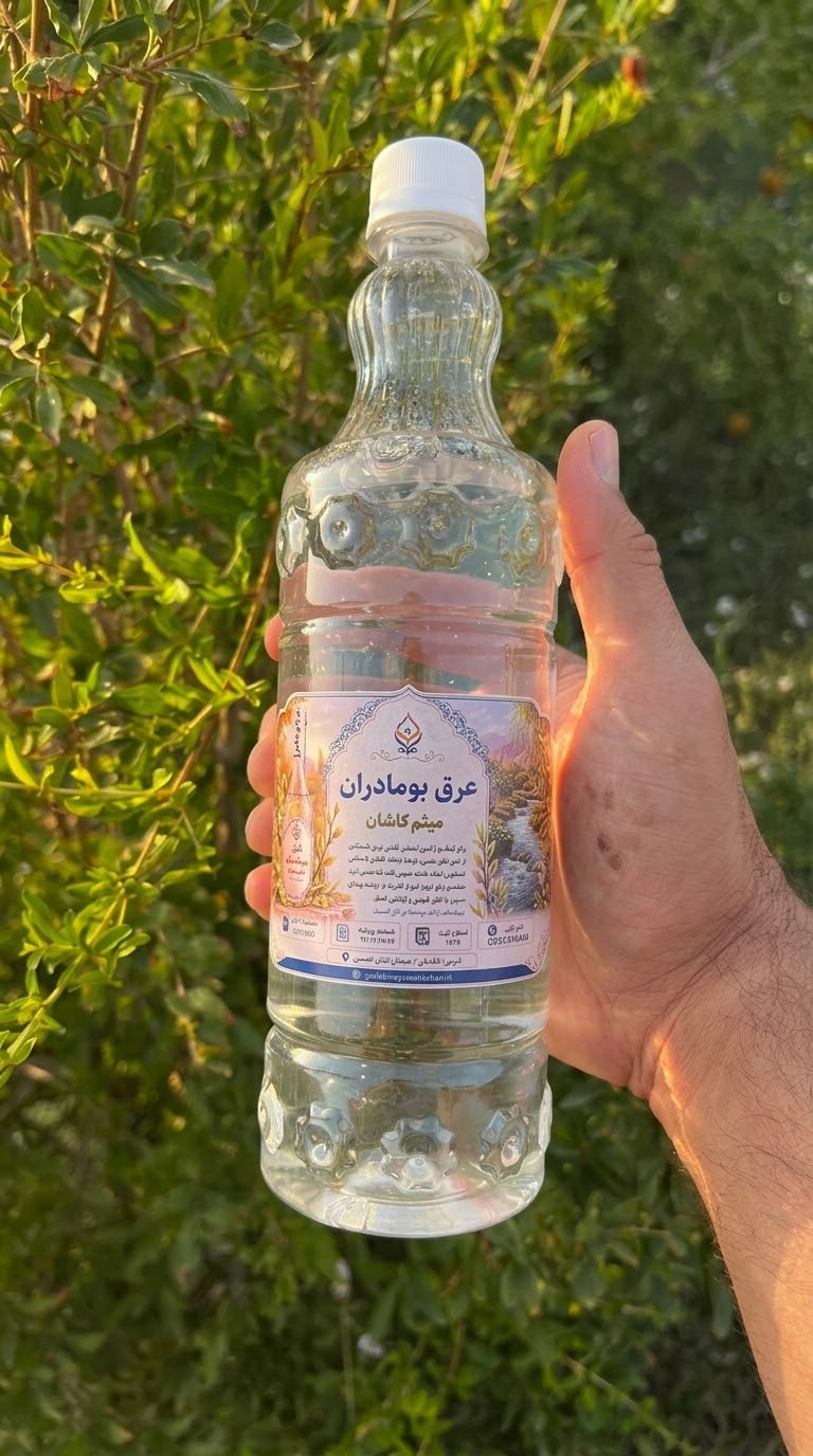عرق بومادران گلاب میثم کاشان | اصیل، خوش‌عطر و باکیفیت