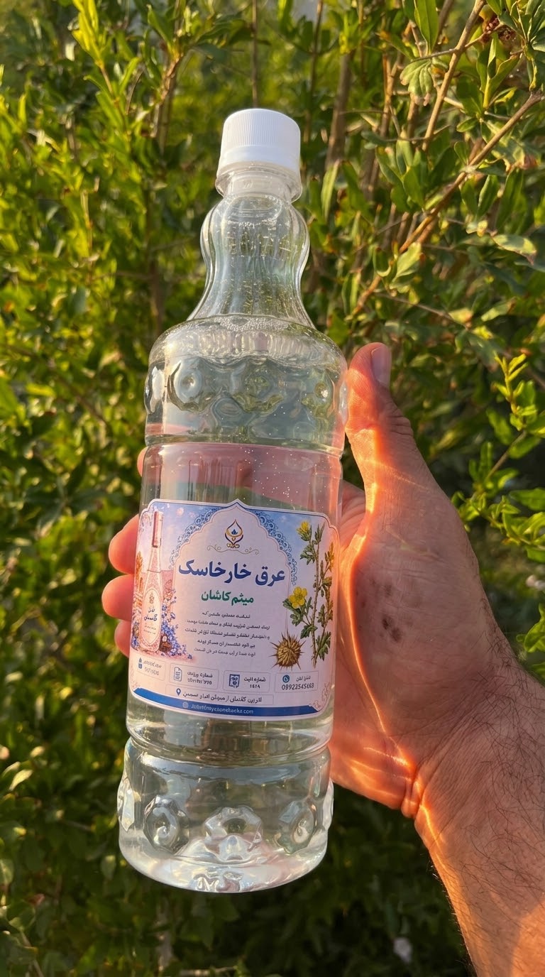 عرق خارخاسک گلاب میثم کاشان | خالص، اصیل و باکیفیت