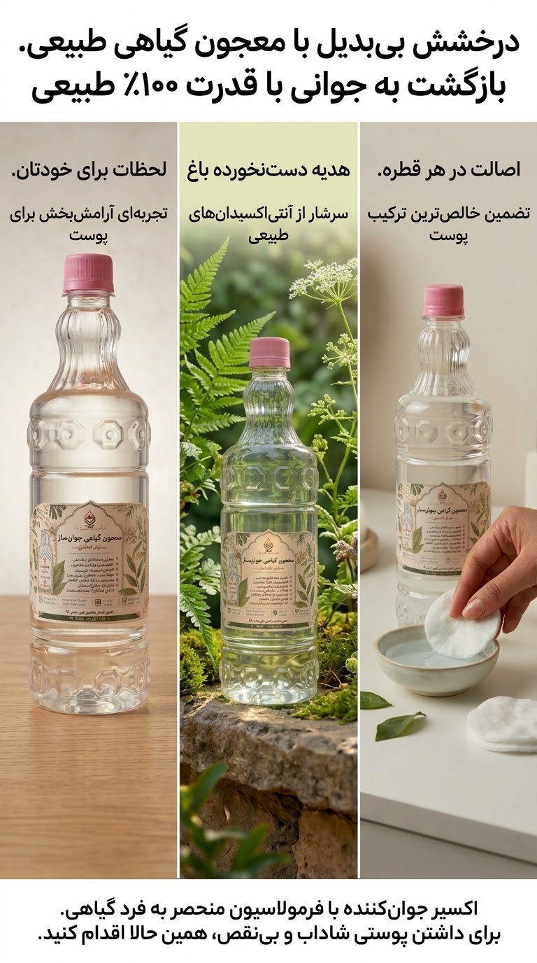 عرق معجون کلاژن ساز و جوان سازی پوست