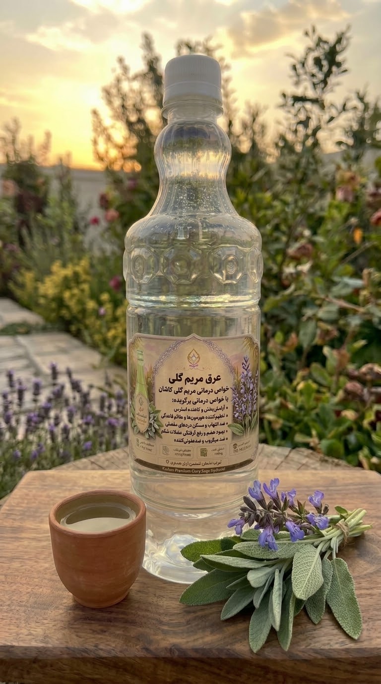 عرق مریم‌گلی گلاب میثم کاشان | خالص، اصیل و باکیفیت