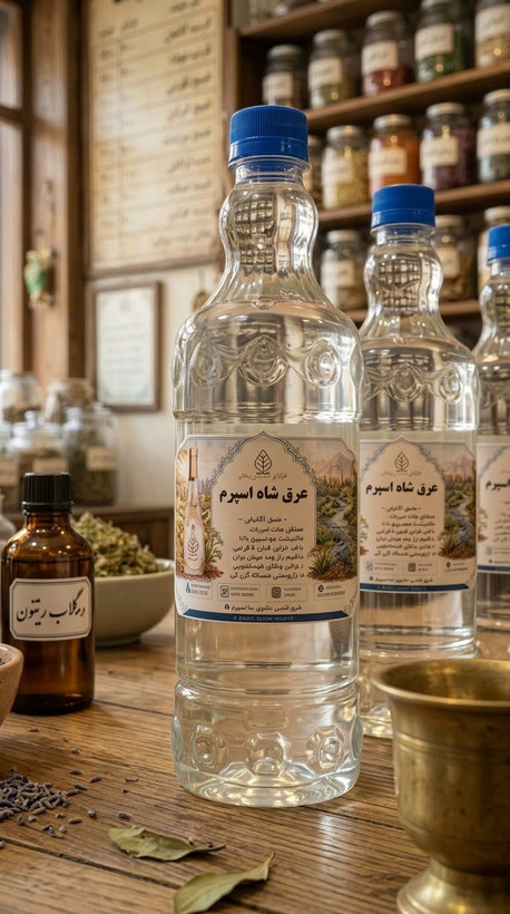 عرق شاهاسپرم گلاب میثم کاشان | خالص، اصیل و باکیفیت