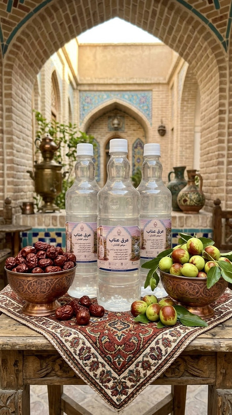 عرق عناب گلاب میثم کاشان | خالص، اصیل و باکیفیت